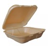 Nali 100 Pz Contenedor Charola 7x7 Biodegradable Division / Liso