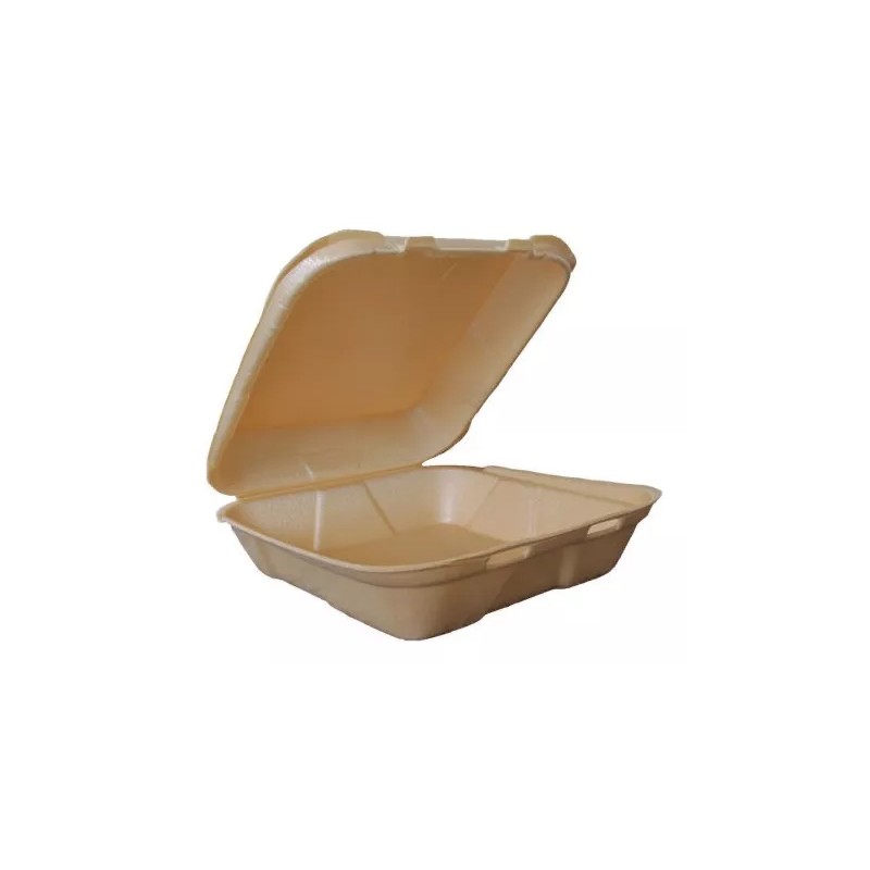 Nali 100 Pz Contenedor Charola 7x7 Biodegradable Division / Liso