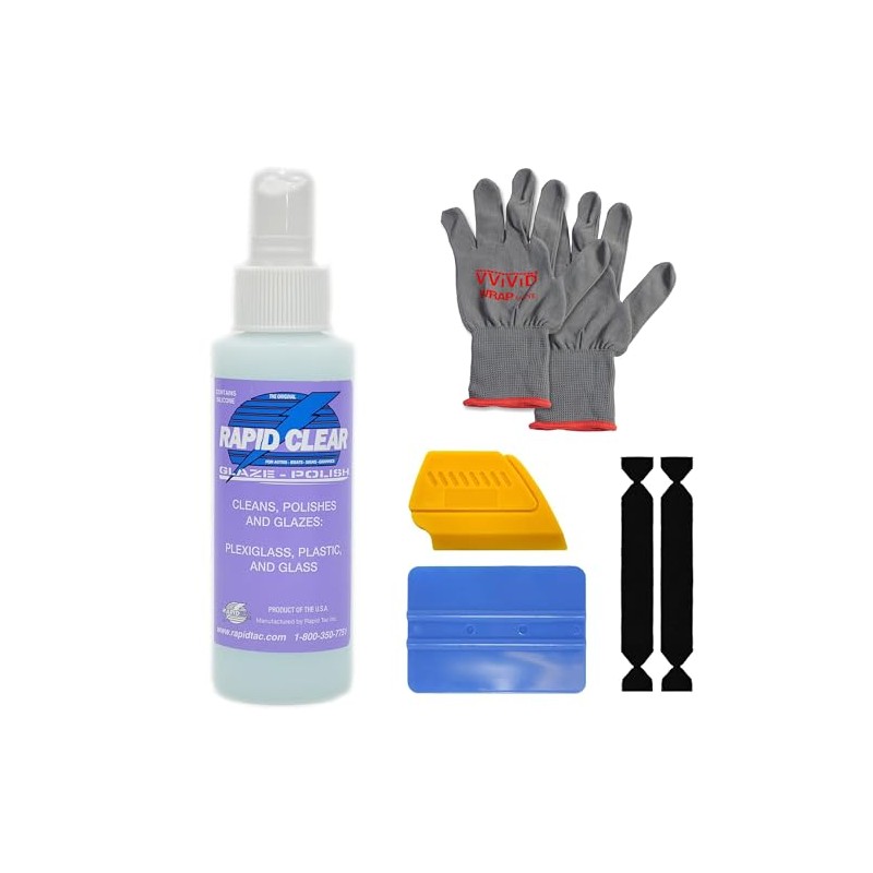 Rapid Clear® Glaze and Polish 4oz for Plexiglass and Polycarbonates,