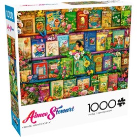 Buffalo Games Aimee Stewart - Vintage Summer Books - 1000 Piece Puzzle for Adults - 1000 pcs