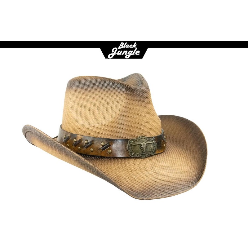 Black Jungle Tobago Summer Hat Straw Hat Outdoor Hat Sun