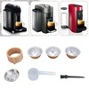 Reusable Coffee Capsules with Scoop and Brush Refillable Coffee Pods