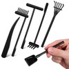 VANZACK 6pcs Mini Zen Garden Rake Versatile Plastic Rakes for