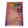 Crayola nail tattoos for kids Retro Pack 120 - 144