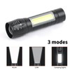 Hilngav 5 Pack Mini Small Pocket LED Flashlight USB-C Rechargeable