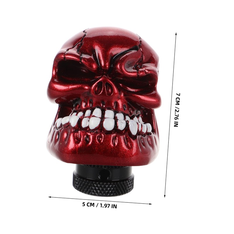 ULTECHNOVO Skull Gear Shift Knob for Manual Car Resin Knobs