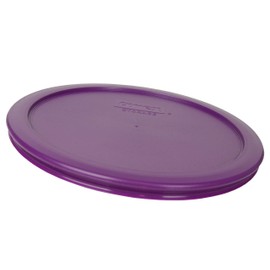 Pyrex (3) 7200-PC 2-Cup, (2) 7201-PC 4-Cup, & (2) 7402-PC 6/7-Cup Thistle Purple Lids - Made in USA