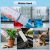 500mL Large Syringe with Tip Adapter, Individual Sealed and Sterile,