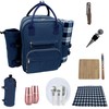 Truvelli Picnic Backpack for 2 with Blanket – 12-in-1 Insulated