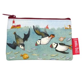 Emma Ball Coin Purse Pouch, Multi, Zipper Closure, Animal Print, Girls, Unisex, Everyday Use