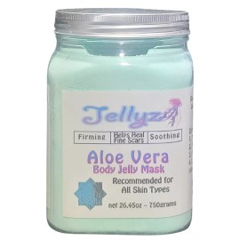 Jellyz Aloe Vera Peel-Off Body Jelly Mask  26.45oz / 750 G