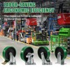 5" Industrial Caster Wheels, Heavy Duty Casters, Premium Polyurethane Tread