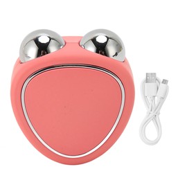 Microcurrent Facial Toning Device Reduce Fine Lines Portable Electric Microcurrent 3D Roller Pink