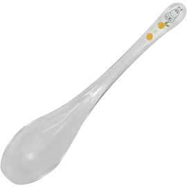 MOOMIN Moon Mihedelma Clear Acrylic Resin Spoon, 7.1 inches (18 cm), Made in Japan