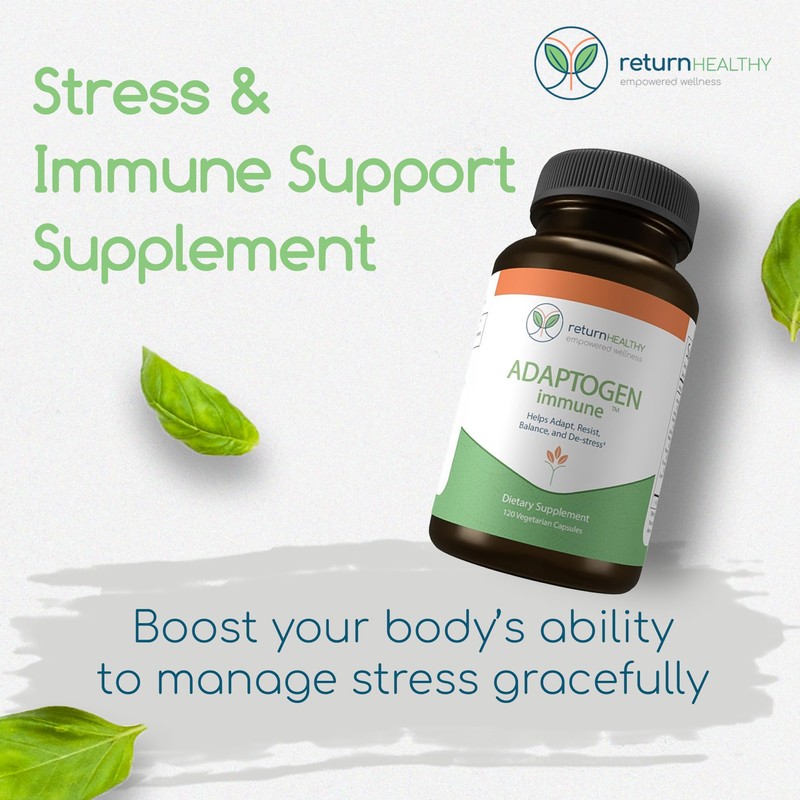 Adaptogen Immune, Adaptogens Supplements, Ashwagandha Supplements with Siberian Ginseng, Astragalus