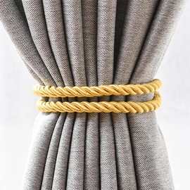 FOMIYES Curtain Tiebacks 6pcs Modern Decorative Rope Window Curtain Holdbacks Outdoor Tiebacks for Living Room