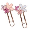 5WYOUKE Cherry Blossom Clip Paper Clip, Sakura Clip, Cute Bookmark,