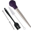 IFFMYJB Turkey Baster Set 5, 18/8 Stainless Steel Turkey Baster