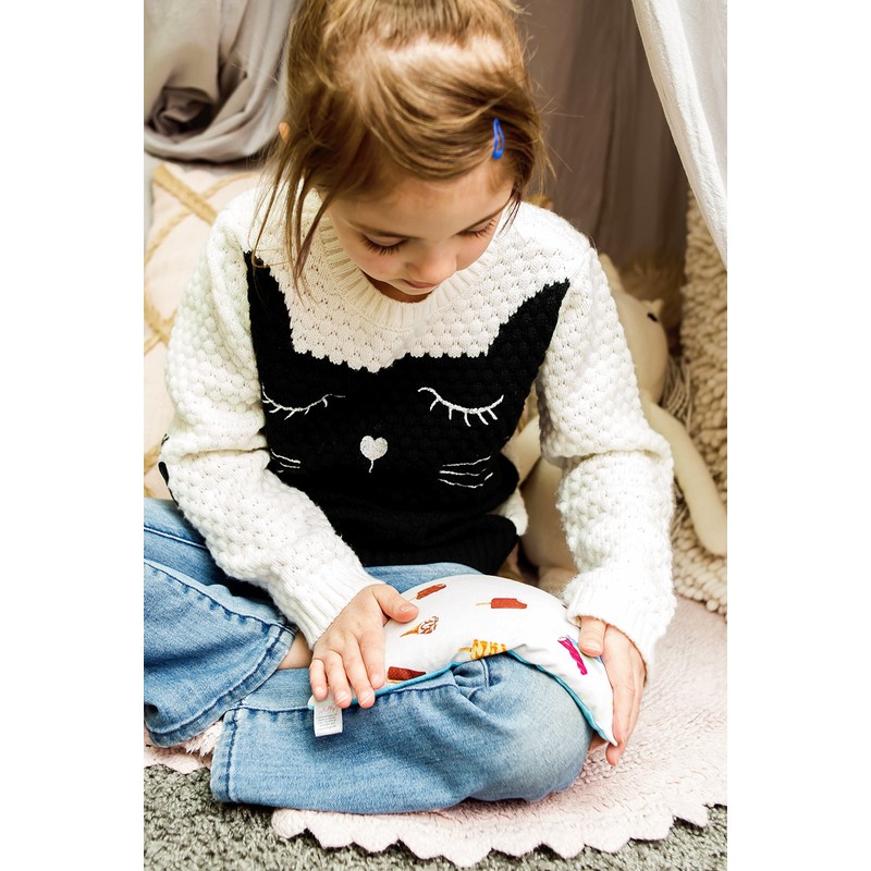 Microwave Heating Pad or Ice Pack for Kids, Microwavable Heat