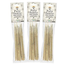 Dhupa - Palo Santo 100% Natural & Organic Resin Rolled Incense Sticks (10 Sticks in a Pack) - Set of 3 Packs