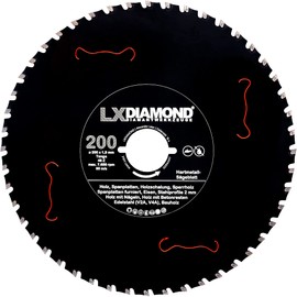 LXDIAMOND Carbide Saw Blade 200 mm for Wood, Steel Profiles, Iron, Metal - Cutting Disc Suitable for Lamello Tanga DX200 Window Milling Cutter Window Joint Cutter 200 mm - Premium Quality