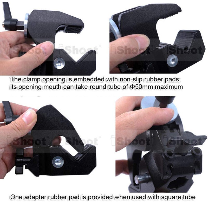 Super Strong Universal Metal Photography Camera Crab Shears Crab Clamp,