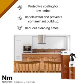 Nanoman Timber Wood Water Liquids and Stain Penetrating Sealer 250mL