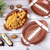 TURSTIN 50 Pieces Football Themed Disposable Paper Plates Football Party