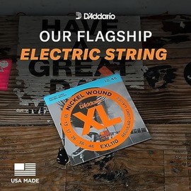 D'Addario XL Nickel EXL110-5P - Cuerdas para guitarra eléctrica, 10-46, 5