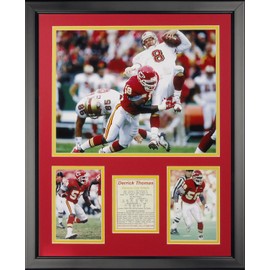Legends Never Die Derrick Thomas The Tackle Framed Photo Collage, 16" x 20"