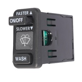 901-5102 Windshield Wiper Switch, Fits for International 5000 Series, 5500i, 5600i, 5900i, 9100i SBA, 9200/9200i SBA, 9400/9400i SBA, 9800 SBA, 9900/9900i SFA 2000-10#OE 3534329C1 577.3038