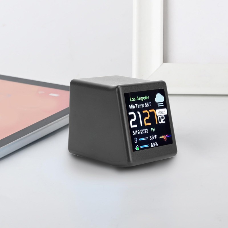 WiFi Clock with LCD Display, DIY Programming Digital Clock, Crypto