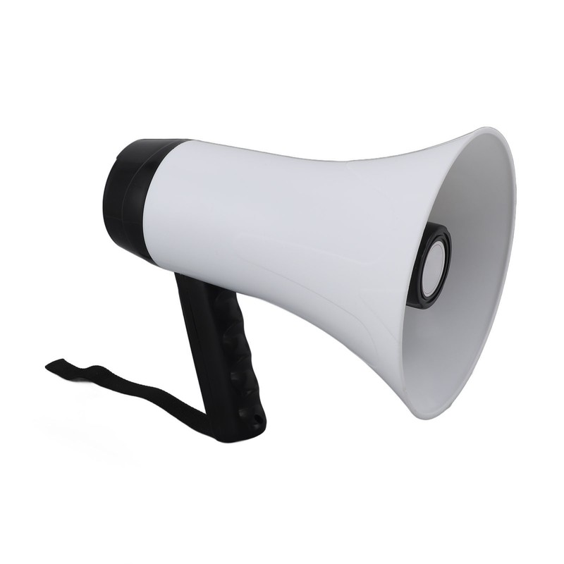 Portable Megaphone Bullhorn 30W Power Megaphone Speaker 300S Recording 500M