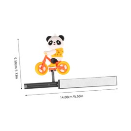 SUPVOX Adorable Car Dashboard Decoration Cute Interior Ornament Unique Car Accessory for Women Charming Panda Figurine Easy to Clean Car Ornament