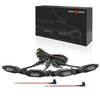 Upgraded 4 PCS Led Grill Lights Compatible with Toyota 4Runner