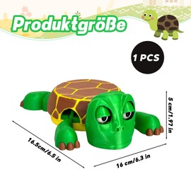 Funny Turtle Coaster, 3D Printed Turtle Coaster with Smiling Face, Funny Coaster for Drinks, When You Place a Glass on His Back Funny Gifts