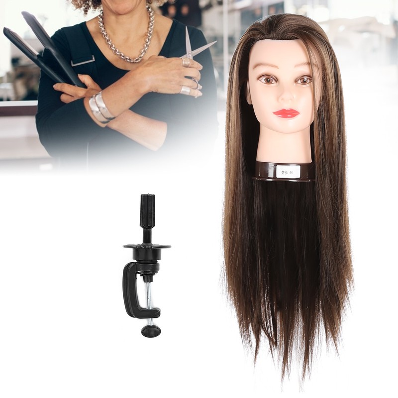 Professional Mannequin Head Hairdressing Training Head for Hair Styling Braiding