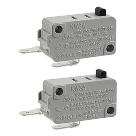 BOJACK Microwave Oven Door Switch KW3A 16A 125/250 V Door Interloc (Pack of 2 pcs Normally Open Switchs)