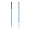 Nail Brushes, 2Pcs Nail Art Brushes, Dual-Ended Polygel Brush &
