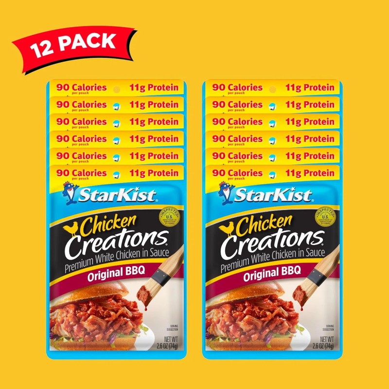 StarKist Chicken Creations Classic BBQ - 2.6 oz Pouch (Pack