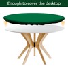Felt Card Table Game Cover 36.2 Inch Round Tablecloth Poker