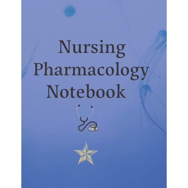 Nursing pharmacology blank medication template notebook & note guide: The