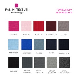 Panini Tessuti - Non-bordered Jersey Patches Thermoadhesive Total Resin - Size: 16x10.5 - Applications - Haberdashery - Patch - Patch