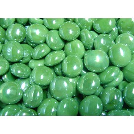 Miracolors - Glass Gems - Vase Fillers - Aquarium Fillers (2 LB, Opal Green Irid.)