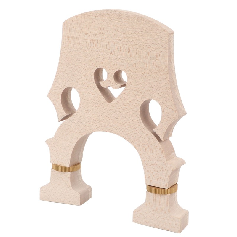 Violin Bridge Maple Wood Adjustable Brass Screw Double Bass Bridge