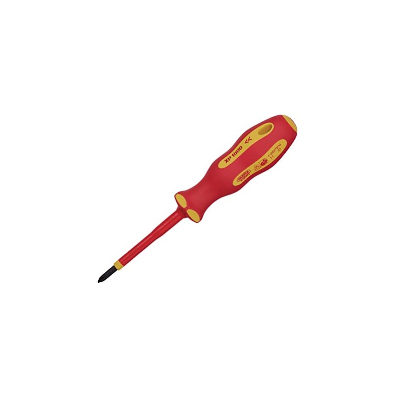 Draper 64429 XP1000 VDE Cross Slot Screwdriver, No.1 x 80mm