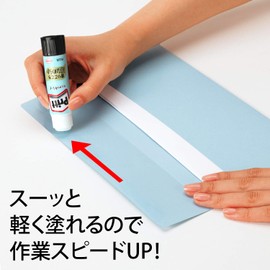 Plus Glue Stick NS-721-5P / 29-716 NS-721-5P Prett, Smooth Plit, Regular Size, Set of 5