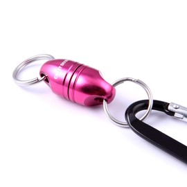 Crazy Shark Magnetic Net Release Aluminum Shell for Fly Fishing (Pink)