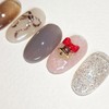 Winterbell Handmade Nail Tips - Almond Long / 윈터벨 수제네일팁