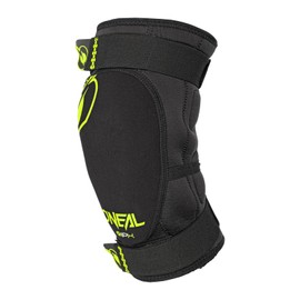 O'NEAL Knee Protector, BMX Mountain Bike Downhill, IPX® Impact Protection Made of Polyurethane, Lightweight Construction, Abrasion-Resistant Material, Dirt Knee Guard, Adults, Neon Yellow, Black, Size